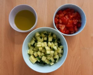 Zutaten für die Salsa