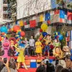 Eröffnung des Pixar Place Hotel in Disneyland mit Freude, Buzz Lightyear und weiteren Pixar Figuren