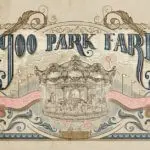 Werbegrafik für das elegante 1900 Park Fare Restaurant