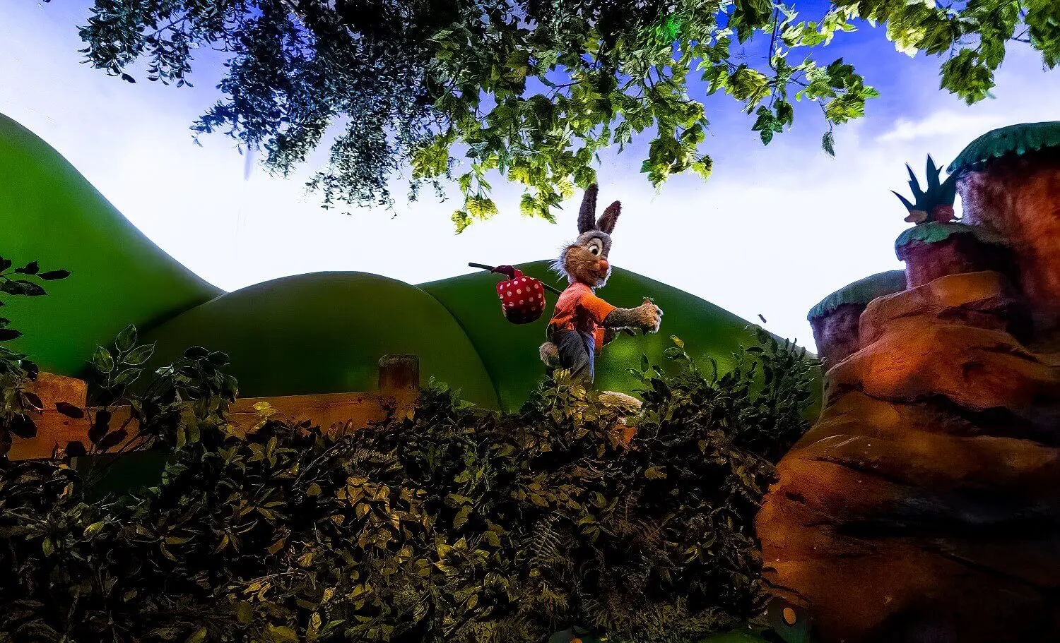 Brer Rabbit zieht aus, um seinen Laughing Place zu finden