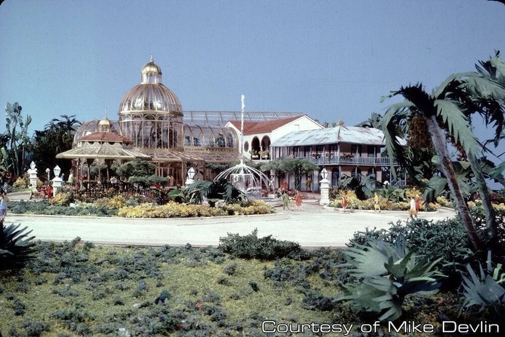 Modell für einen einst geplanten Costa Rica-Pavillon in Epcot