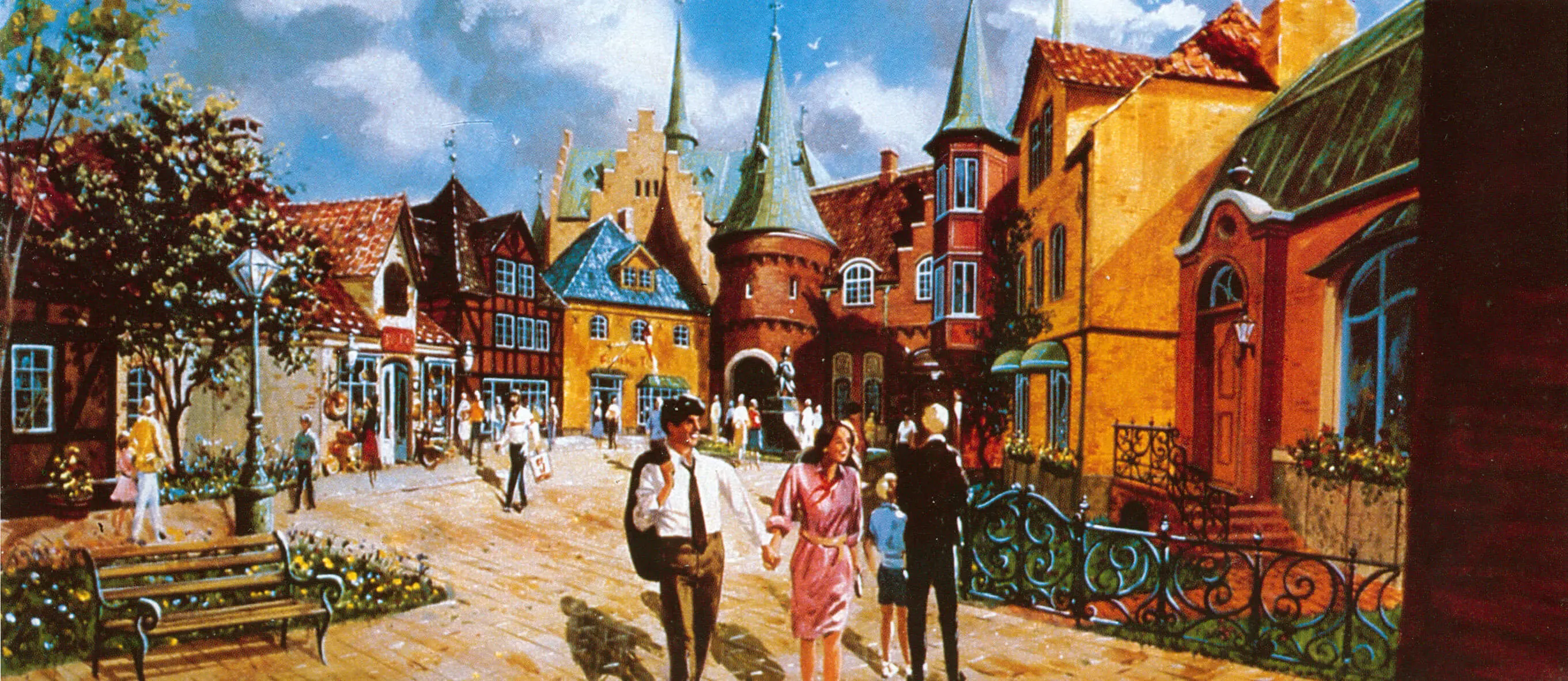 World Showcase Skandinavien-Pavillon – Konzeptzeichnung