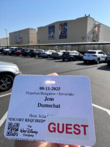 Walt Disney Studio Tour Badge