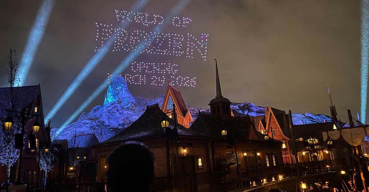 Frozen Eröffnungsdatum 29.3.2026 am Himmel über dem Nordberg