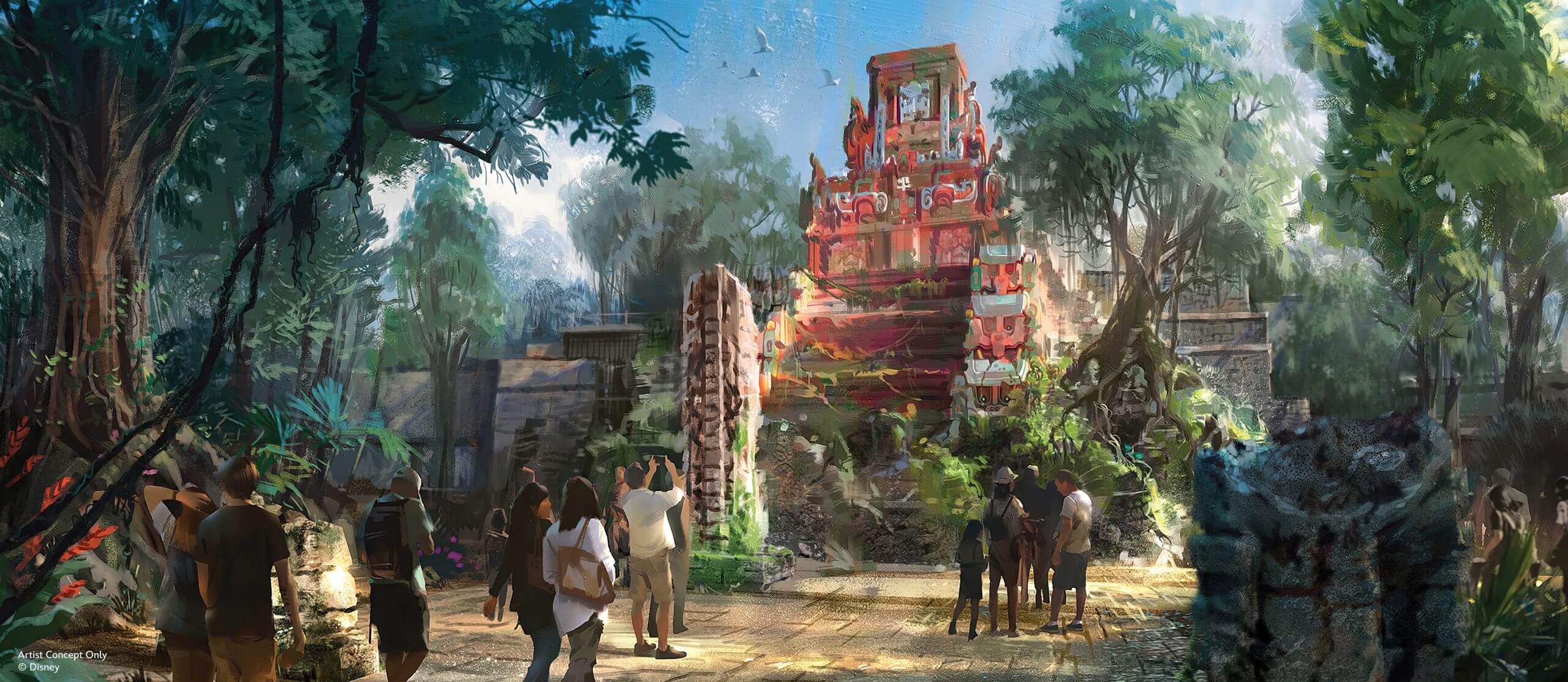 Indiana-Jones Tropical Americas Animal Kingdom Concept-Art