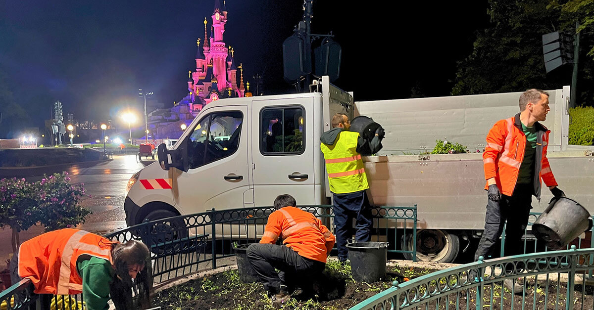 GaLa-Bauer am HUB in Disneyland Paris