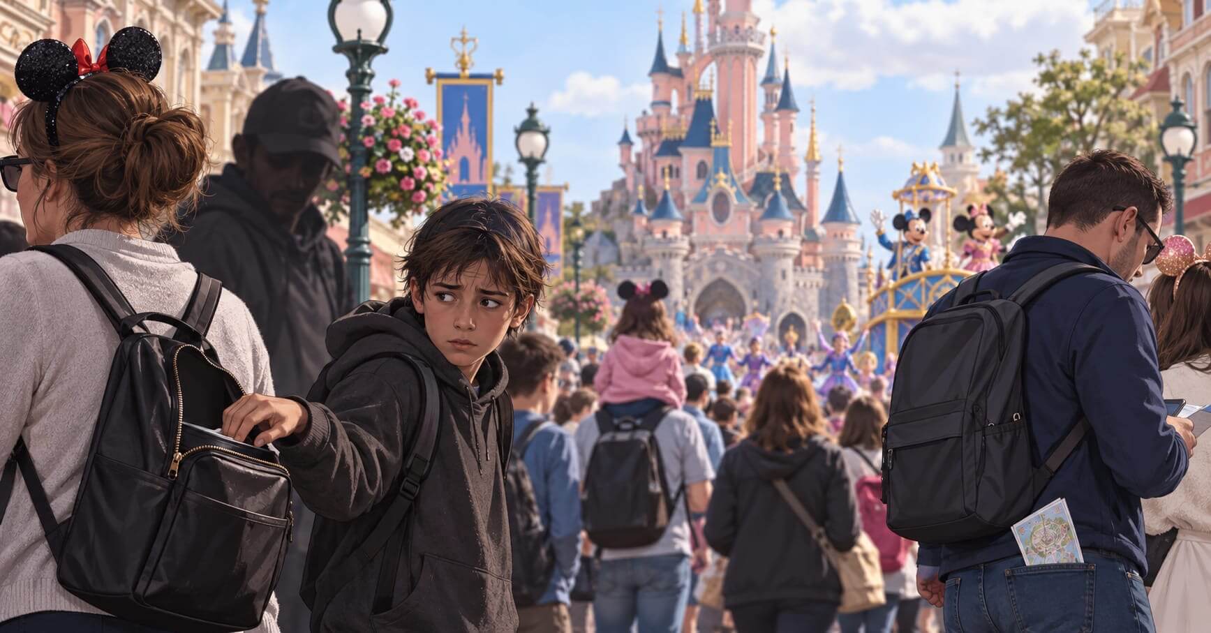 Symbolbild: Taschendiebstahl in Disneyland Paris