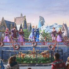 Weihnachten in der World of Frozen mit einer Show in Arendelle