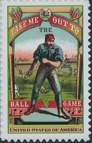 Take me to the Ball Game Briefmarke © usstampgallery.com