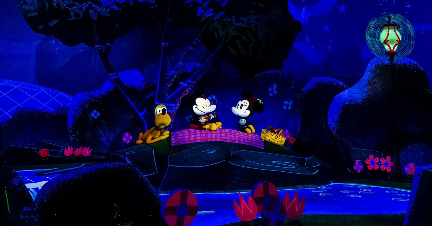 Mickey Mouse Ride Mickey and Minnie's Runaway Railway | Dark Ride rund um Mickey und Co