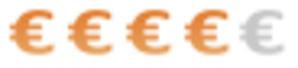 Preisklasse 4/5 Euro Zeichen