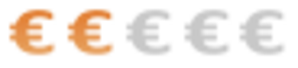 Preisklasse 2/5 Euro Zeichen