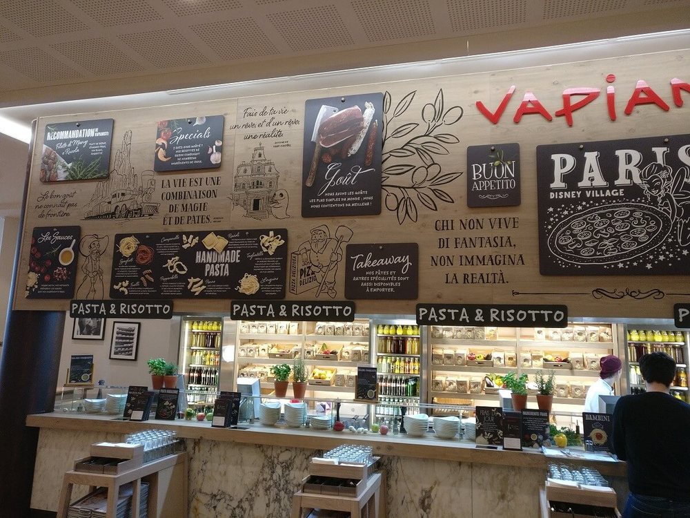 Vapiano Restaurant im Disney Village Pizza & Pasta