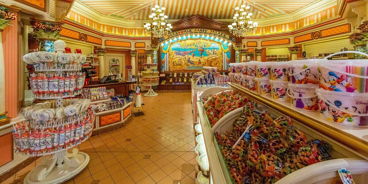 Boardwalk Candy Palace In Disneyland Paris Sussigkeiten Shop