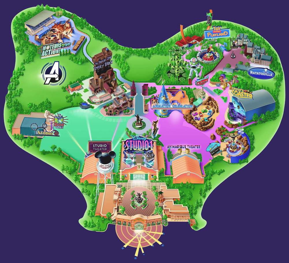 Disneyland Paris Karten & Lagepläne