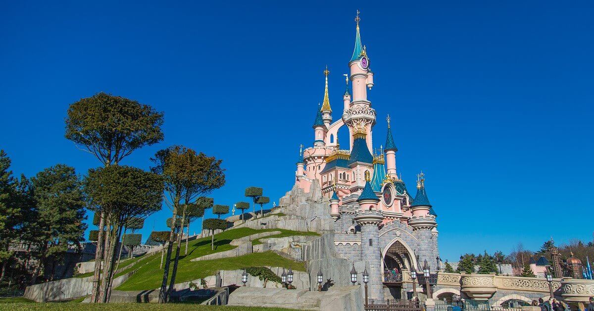 The Sleeping Beauty Castle in Disneyland Paris