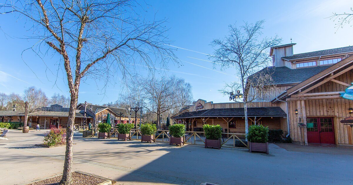 Hütten der Davy Crockett Ranch
