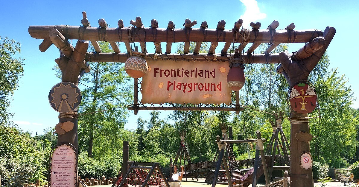 Frontierland Playground Spielplatz Im Disneyland Paris