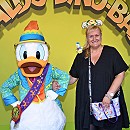 Andrea mit Donald Duck