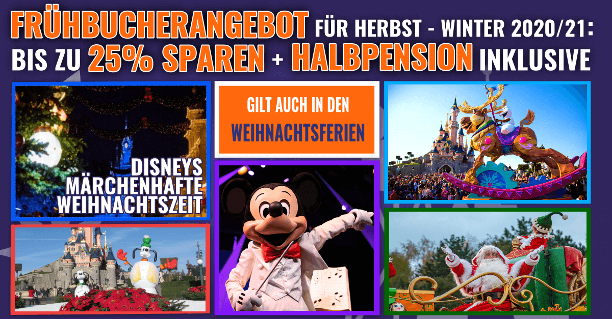 Sonderangebote für Disneyland Paris in 2020
