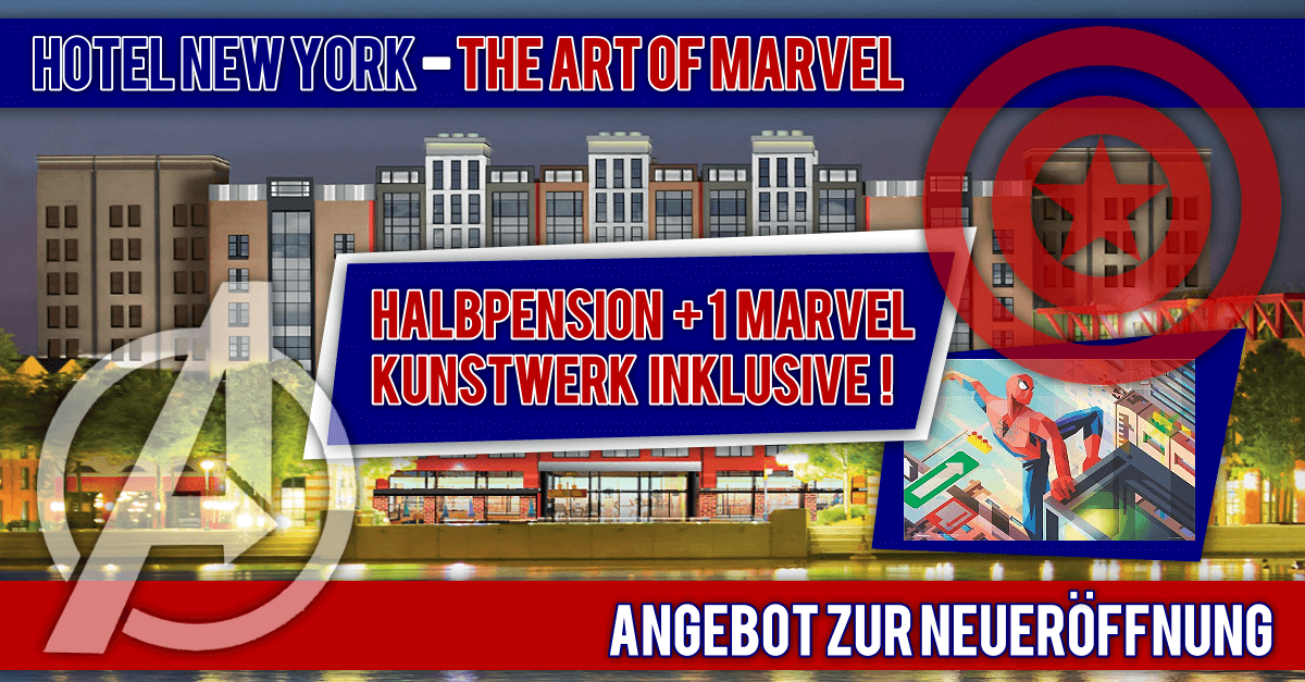Captain Marvel Zimmer in Disney's Hotel New York - The Art of Marvel