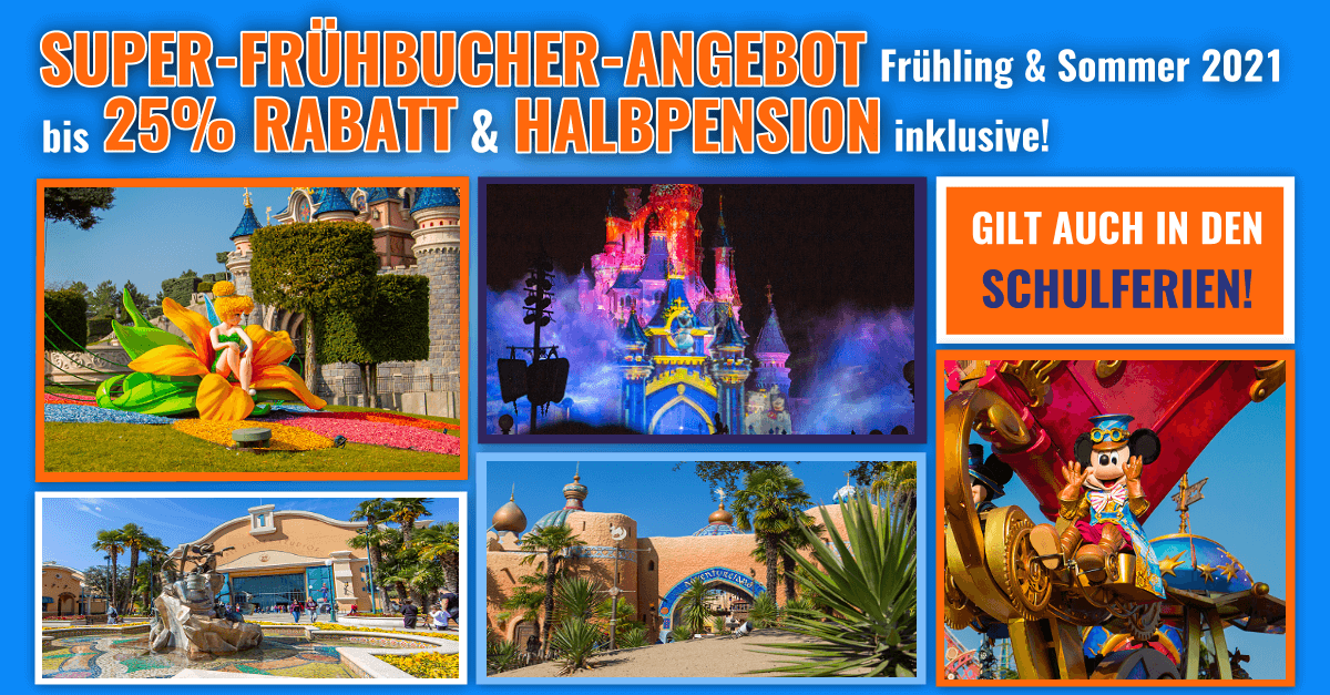 Sonderangebote für Disneyland Paris 2021