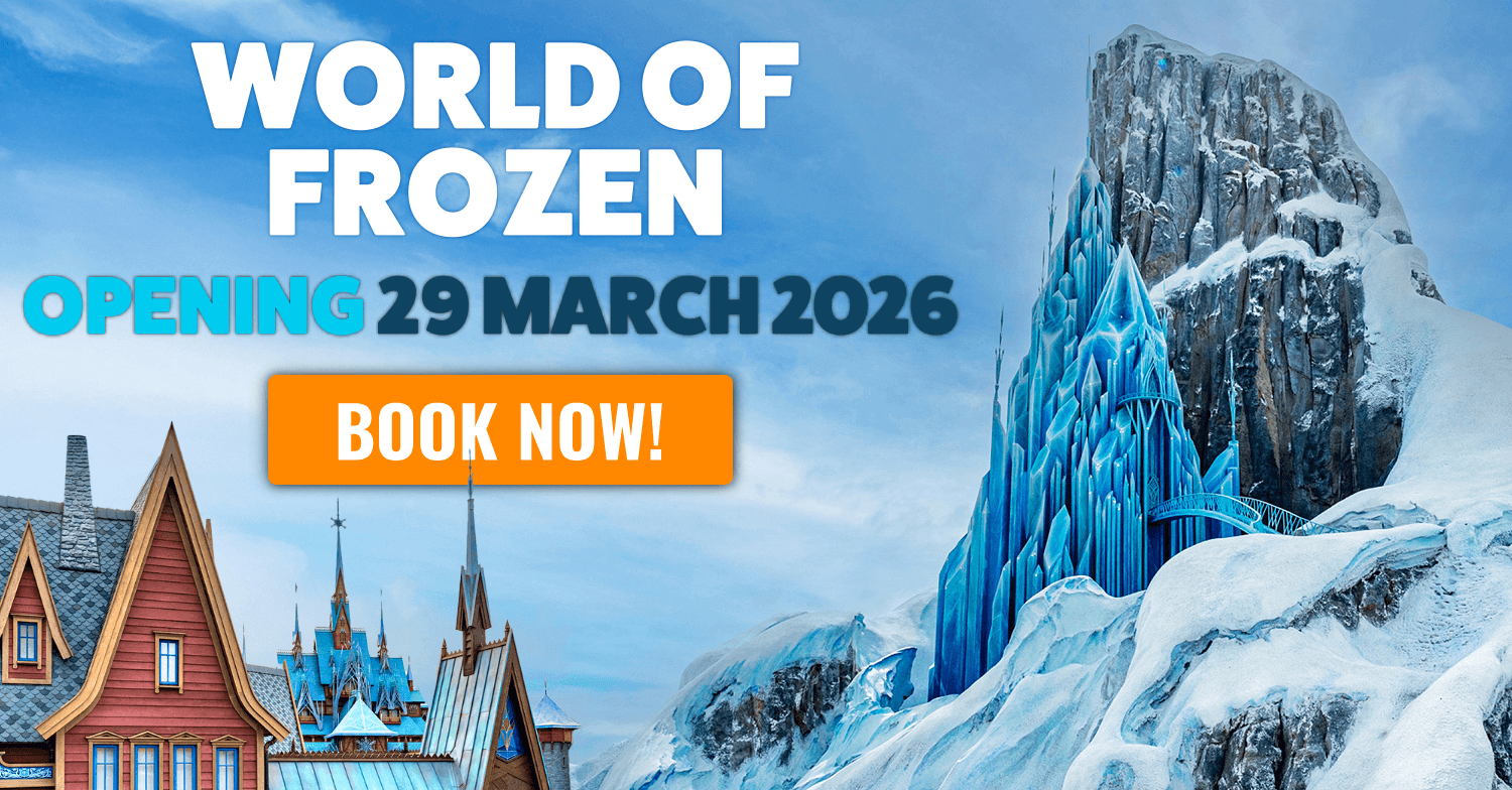 World of Frozen opening 29 March 2026 - book now