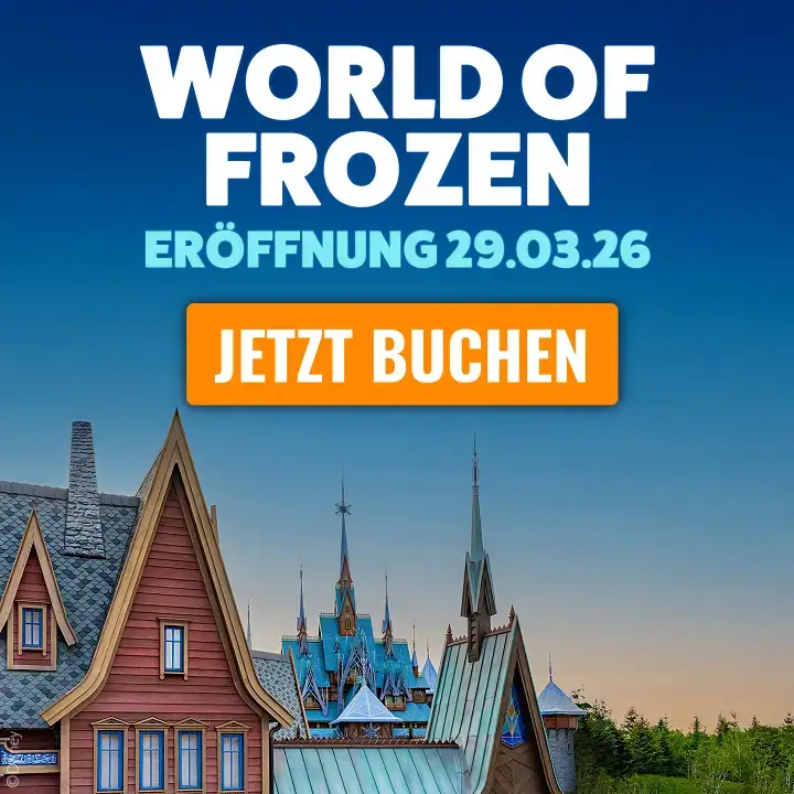 World of Frozen Eröffnung 29.3.2026 Bannerwerbung mobile Ansicht World of Frozen Eröffnung 29.3.2026